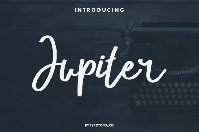 Jupiter Fancy Script font