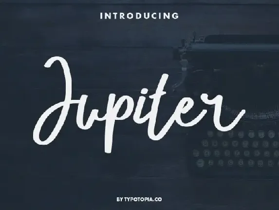 Jupiter Fancy Script font