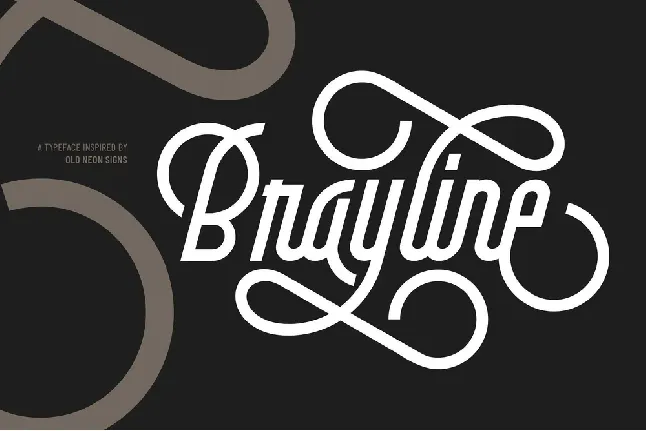 Brayline Typeface Free Download font