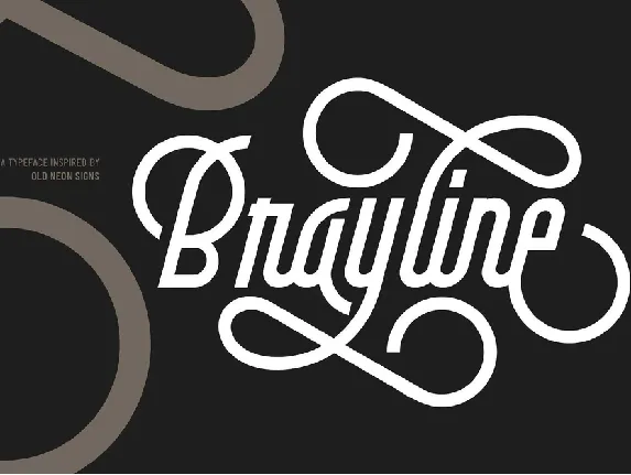 Brayline Typeface Free Download font