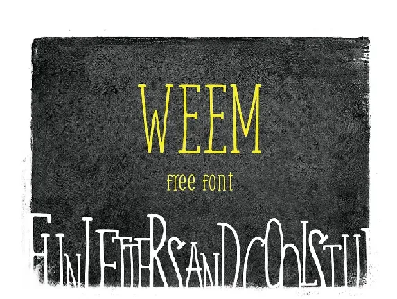 Weem font