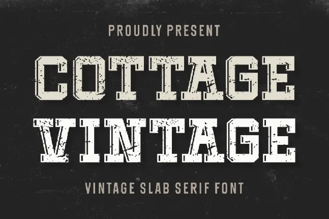 Cottage Vintage font