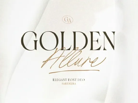 Golden Allure font