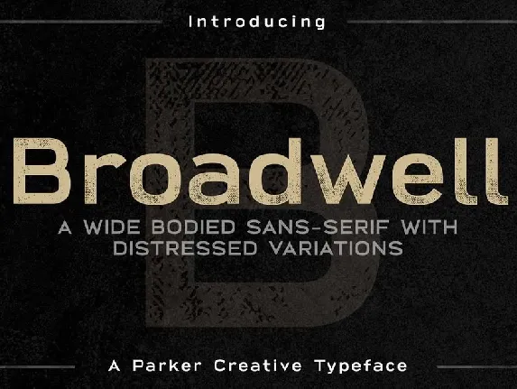 Broadwell font