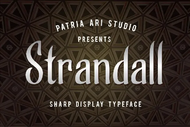 Strandall font