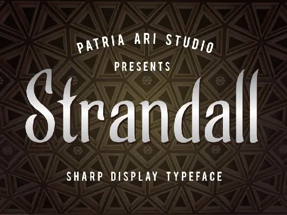 Strandall font