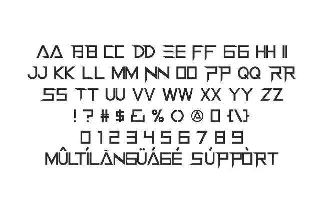 Dragen Demo font