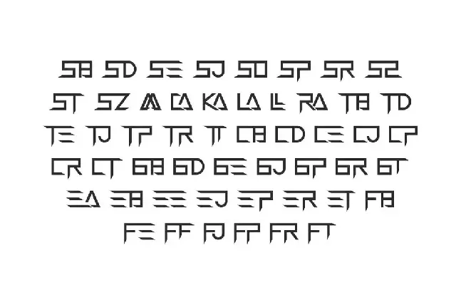 Dragen Demo font