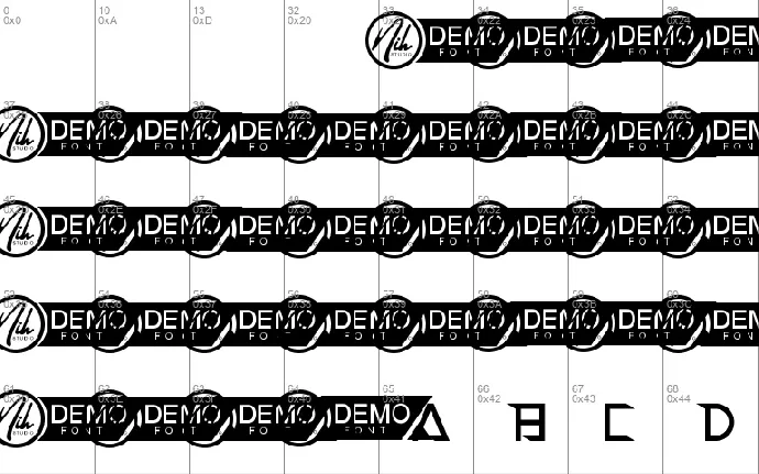 Dragen Demo font