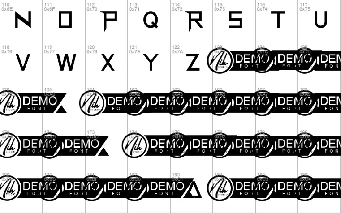 Dragen Demo font