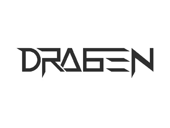 Dragen Demo font