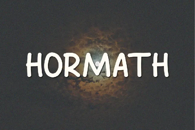 Hormath font