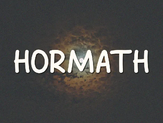 Hormath font