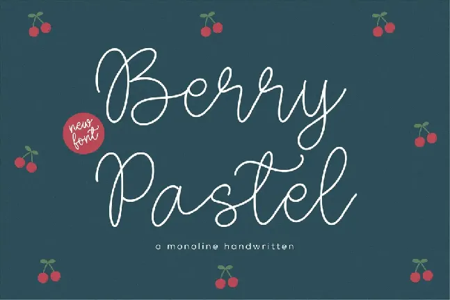 Berry Pastel font