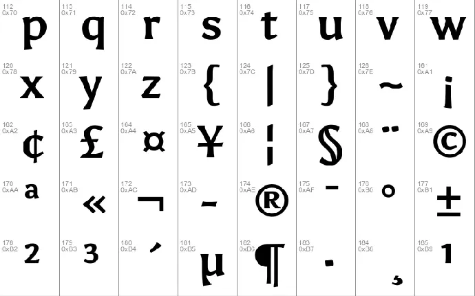 Asul font