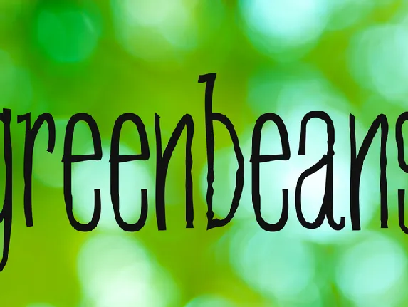 greenbeans font