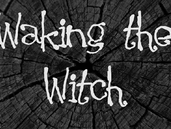 Waking the Witch font