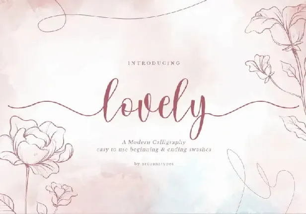 Lovely Script font