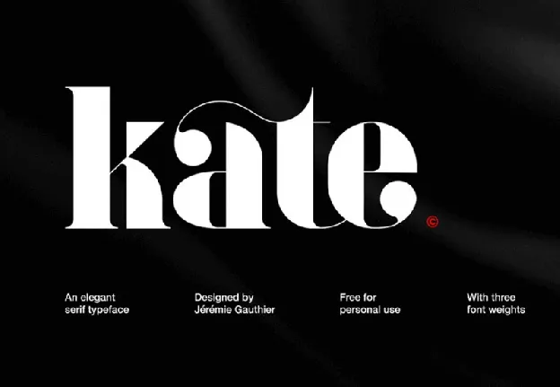 Kate Family font