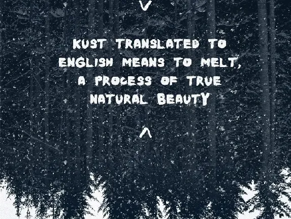 Kust Brush font