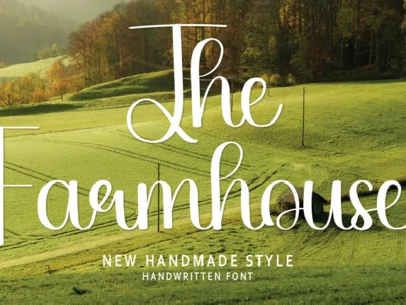 The Farmhouse Script font