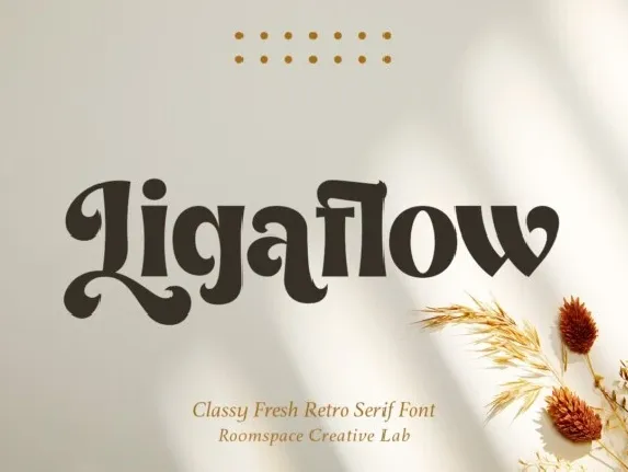 Ligaflow font