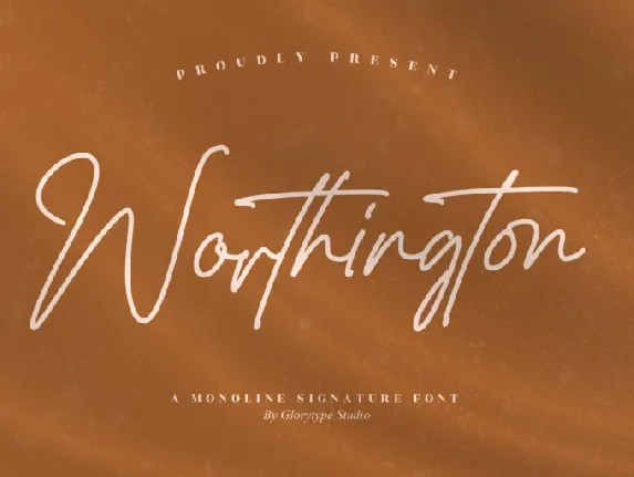 Worthington font