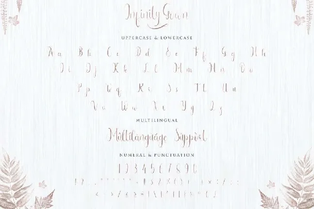 Infinity Gown font