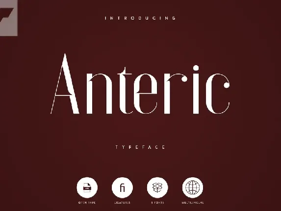 Anteric font