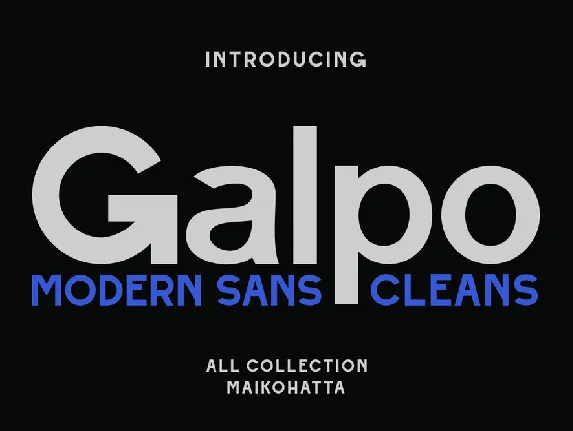 Galpo font