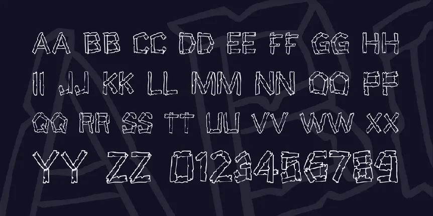 Wreckage font