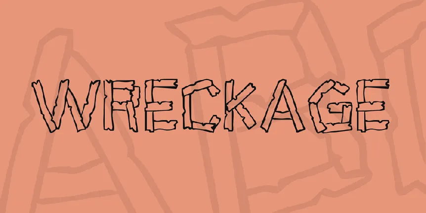 Wreckage font