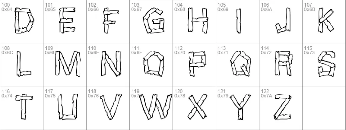 Wreckage font