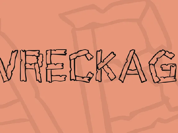 Wreckage font