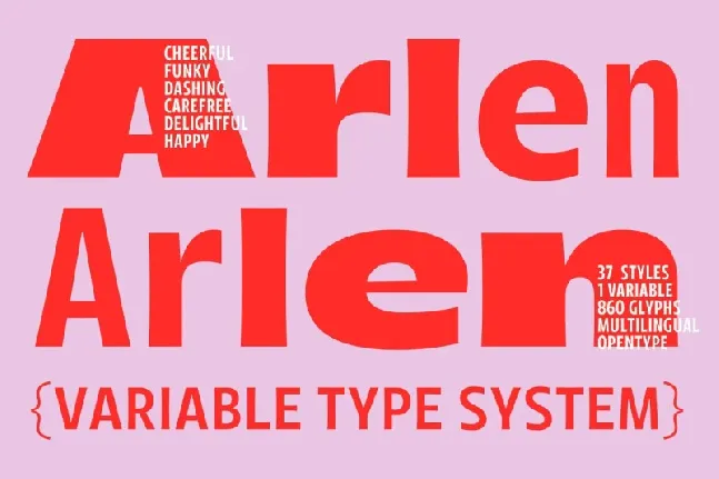 Arlen Family font