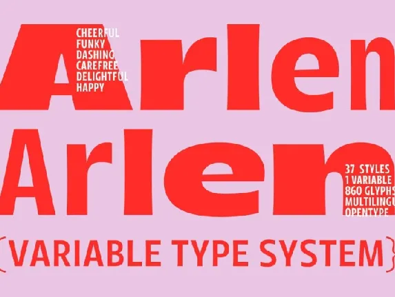 Arlen Family font