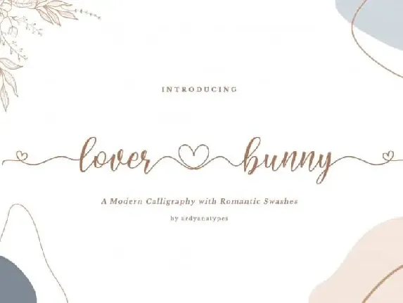 Lover Bunny Script font