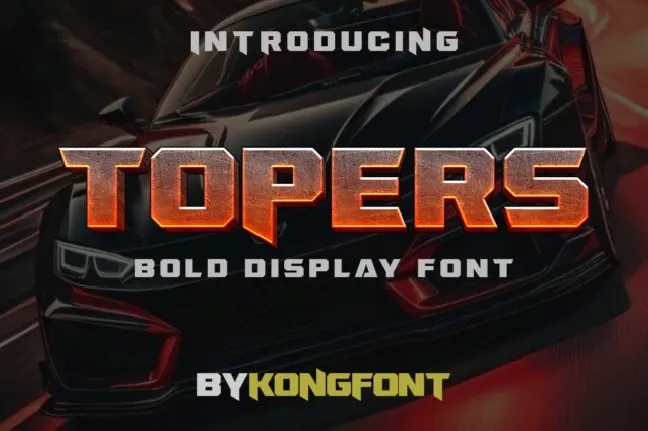 Topers font