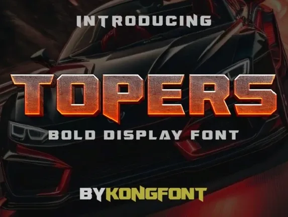 Topers font