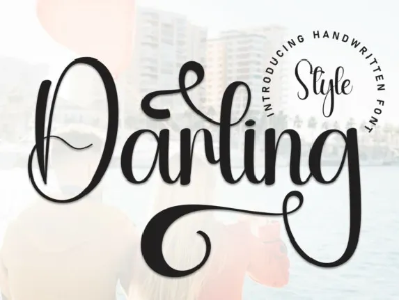 Darling Calligraphy font