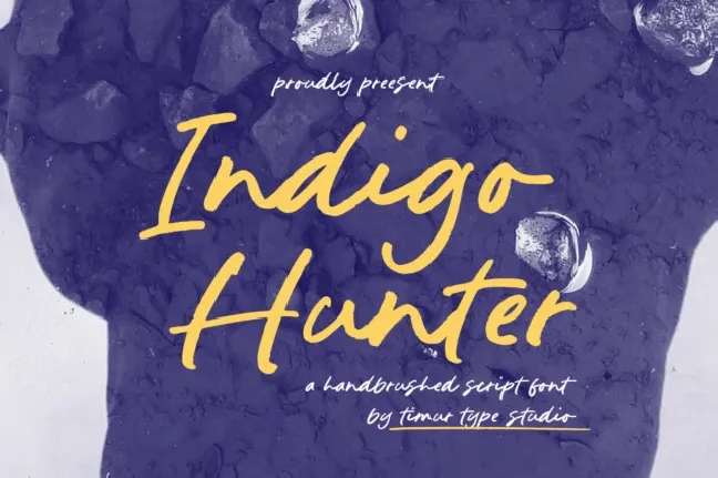 Indigo Hunter font