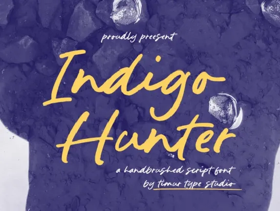 Indigo Hunter font