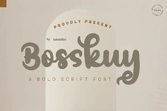 Bosskuy font