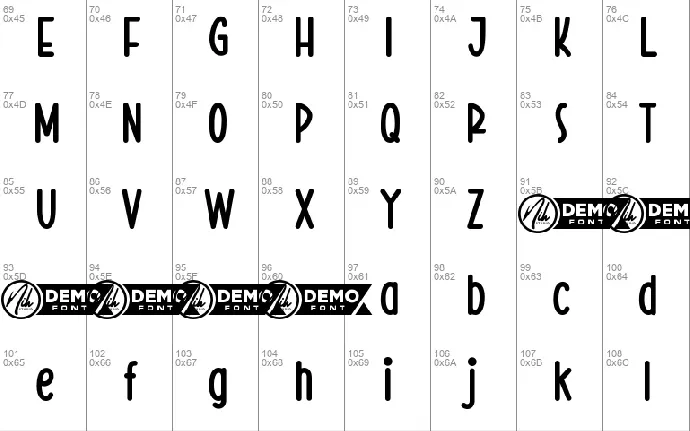 Winter Twisty Demo font