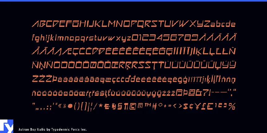 Astron Boy font