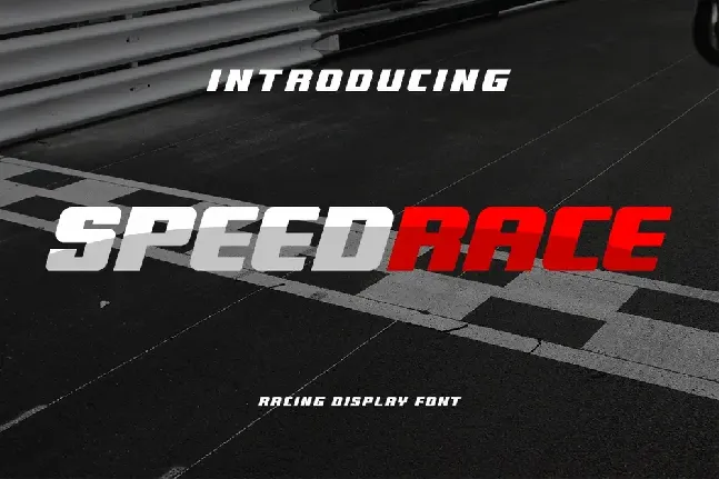 Speedrace font