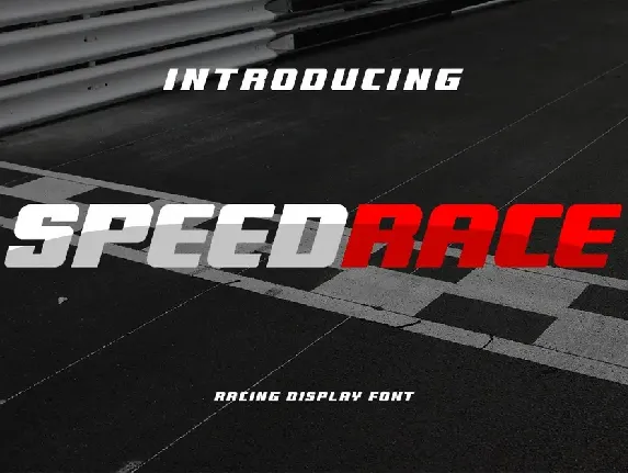 Speedrace font