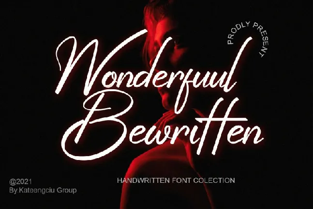 Wonderfuul Bewritten Script font