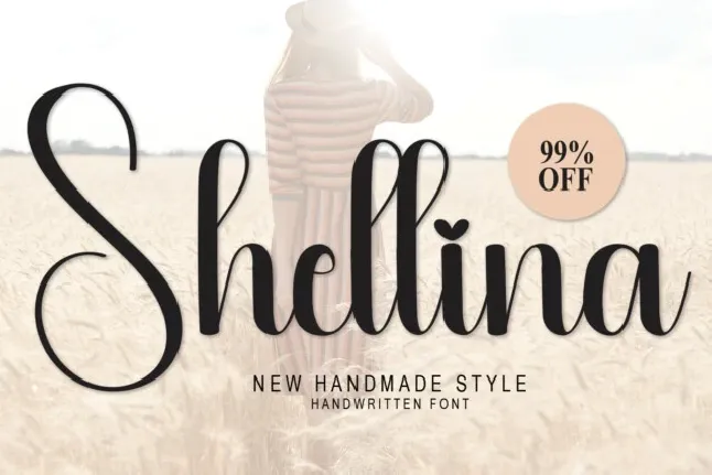 Shellina Script font