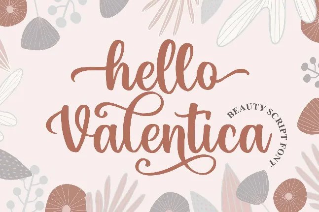 Hello Valentica font